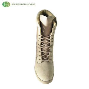 Chaussures en <span class=keywords><strong>daim</strong></span> <span class=keywords><strong>kaki</strong></span> du désert avec fermeture éclair, semelle en caoutchouc, <span class=keywords><strong>bottes</strong></span> tactiques - Product Image 3