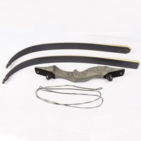 Arc à poulies de chasse et de pêche F178, arc de compétition, flèche de tir à l'arc, 30-50lbs, poignée en bois, branches laminées