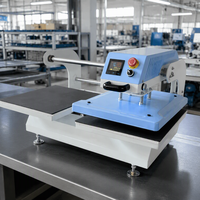 Pneumatische Doppelstation-Heißpressmaschine OEM ODM Direktvertrieb Sublimations-Transferausrüstung für T-Shirt-Druck