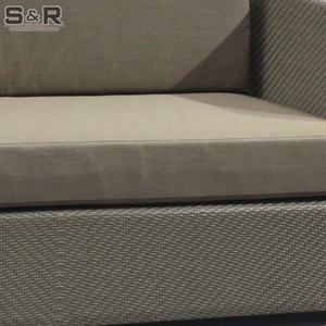 Conjunto de Sofá de Vime Moderno para Exterior <span class=keywords><strong>2026</strong></span>, Design à Prova d'Água para Uso em Parques e Jardins, Resistente a UV - Product Image 4