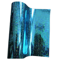 Contoh Gratis Desain Stamping Digital DIY Sleeking Hot 64cm X 120m Blue Star Reactive Foil Bahan PET Transfer Printing 12-25