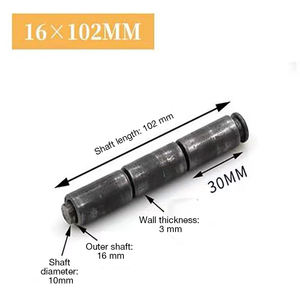10*80mm matériel en acier inoxydable soudure cachée <span class=keywords><strong>porte</strong></span> en aluminium <span class=keywords><strong>porte</strong></span> en métal en alliage de Zinc soudure ronde <span class=keywords><strong>porte</strong></span> et fenêtre baril charnière - Product Image 5