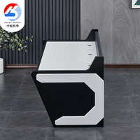Console de contrôle au design moderne pour poste de travail de bureau, idéale pour supermarchés, hôtels, salles de sécurité et centres de commandement