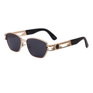 Gafas de Sol Steampunk para Hombre, Montura Cuadrada Pequeña, Lentes de PC con Protección UV400, para Viajes, Conducir y Protección Solar - Product Image 4
