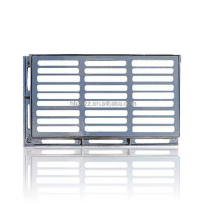 Grille en <span class=keywords><strong>fonte</strong></span> ductile noire Zhen Han E600 F900 de qualité ingénierie pour canaux de drainage, fossés, rues urbaines, personnalisable - Product Image 6