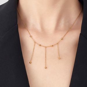 Collares Modernos 2026, Joyería Minimalista Hipoalergénica, Collar de Acero Inoxidable 316L con Baño de Oro PVD de 18k para Mujer - Product Image 2