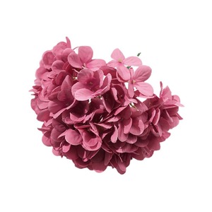 Bouquet de fleurs artificielles en soie d'hortensia, réaliste, pour décoration de mariage, fleurs en plastique moulées par injection, fabriqué en Chine - Product Image 5