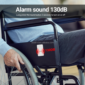 Bouton <span class=keywords><strong>SOS</strong></span> d'émergence d'alarme de sécurité personnelle de 130db avec sirène d'autodéfense d'autocollant pour des femmes - Product Image 5