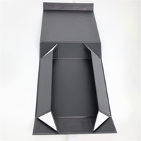 Emballage de boîte à aimant rigide pliable en papier de carton de taille personnalisée Boîte cadeau magnétique pliante de luxe avec couvercle magnétique