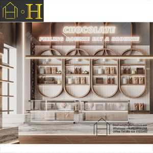 Kệ Trưng Bày Thực Phẩm Bằng Gỗ Thiết Kế Mới Kệ Trưng Bày Bánh Nướng Theo Yêu Cầu - Product Image 2