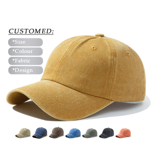 Casquette de baseball unisexe vintage en coton lavé, ajustable, personnalisable, effet vieilli, vente flash premium - Product Image 6
