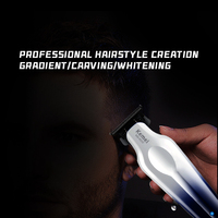 KEMEI-Tondeuse à cheveux professionnelle pour homme, rasoir sans fil rechargeable, Km-8529