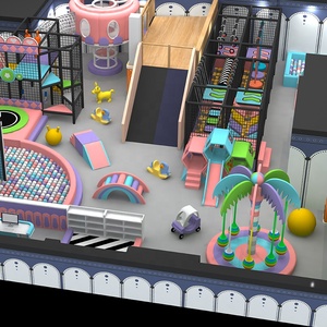 Équipement de terrain de jeux intérieur pour enfants, centre commercial, salle de jeux, labyrinthe, toboggan, piscine à balles, divertissement pour parents et enfants - Product Image 1