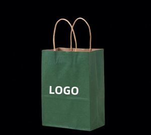 Bolsas de Papel para Llevar Comida, Bolsas de Regalo para Compras, Diseño Personalizado con Logotipo, Impresión de Publicidad, Bolsas de Papel para Envasado de Alimentos - Product Image 1