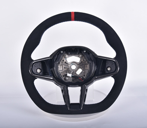 Meistverkauftes Maßgefertigtes Carbon-Lenkrad für <span class=keywords><strong>GR</strong></span> Supra A90 A91 M4 M6 2020-2024 Perforiertes Leder LED-Anzeige Sportlich - Product Image 2