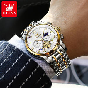   Reloj de Pulsera de Cuarzo 2859, Reloj de Acero Inoxidable para Hombre, Estilo Ejecutivo, Masculino - Product Image 5