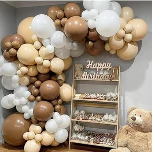 Kit Arco di Palloncini Personalizzato per Feste, Arco di Palloncini Marroni per Compleanno Orsacchiotto Decorazione per Baby Shower - Product Image 3
