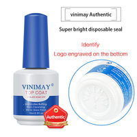 Vinimay Nail Art Top & Base Coat Marque privée Haute qualité Soak Off Top Coat et Base Coat OEM ODM pour la vente en gros