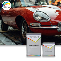 Reacondicionamiento de automóviles usados personalizados Fuerte adherencia 1K 2K Pintura automática Pintura acrílica roja para automóviles para accesorios de hardware