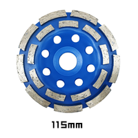 LARIX 150mm Double rangée diamant tasse meule disque pour béton marbre granit caoutchouc-pour rabat polissage OEM disponible