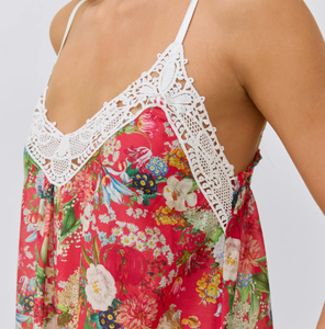 Pijamas Cómodos al <span class=keywords><strong>por</strong></span> Mayor para Mujer, Vestidos de <span class=keywords><strong>Dormir</strong></span> con Estampado Floral Encantador, Ropa de <span class=keywords><strong>Dormir</strong></span> Informal para Mujer - Product Image 4