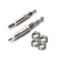 Metric Thread Inserts Fully Threaded Socket Drive Threaded Fasteners Without Tails M2.5*0.45