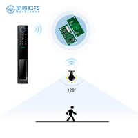 Moresense 5.8G modul Radar daya rendah modul Sensor manusia Sensor gerak cerdas kunci pintu lubang intip bel pintu khusus