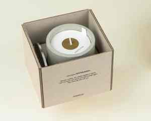 เทียนหอมถั่วเหลือง 180 กรัม ในภาชนะคอนกรีตซีเมนต์แบบกำหนดเอง พร้อมฝาปิด บรรจุภัณฑ์ระดับไฮเอนด์ - Product Image 4