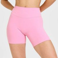 Shorts Deportivos de Cintura Alta con Efecto Levanta Glúteos, Sin Costura Frontal, Tela Suave Tipo Segunda Piel, para Mujer, Gimnasio, Fitness, Ciclismo