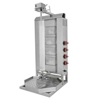 Robot Doner gaz 73kg entièrement automatique coupe automatique Shawarma Kebab Machine