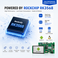 Pantalla Táctil Capacitiva Industrial de 7 Pulgadas, Módulo de Pantalla LCD TFT, Resolución 1024x600, Brillo de 350 Nit, RK3568 Android