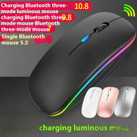 Souris de jeu optique LED ergonomique 3D sans fil USB 1200 DPI, mini souris droitière en stock pour ordinateur de bureau et portable - Offre Spéciale
