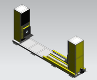 Positionneur de soudage à levage sur 3 axes, table rotative servo de 2000 kg pour l'automatisation de la soudure robotisée