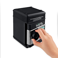 1pc Tirelire électronique à mot de passe pour argent liquide, pièces de monnaie, boîte de sécurité bancaire ATM, dépôt automatique de billets, cadeau pour enfants
