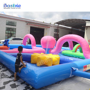Grand parc aquatique gonflable commercial de poulpe avec le parcours d'obstacles <span class=keywords><strong>adulte</strong></span> gonflable de <span class=keywords><strong>piscine</strong></span> avec des piscines, glissière d'eau gonflable de fosse - Product Image 4
