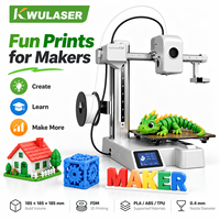 Imprimante 3D de bureau haute vitesse FDM avec nivellement automatique, hotend tout métal 300°C, machine d'impression pour filaments PLA, ABS, TPU