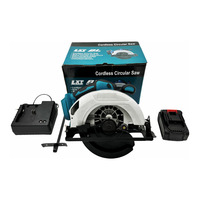 Vente directe d'usine, scie circulaire électrique industrielle portative à une main, 21V, batterie lithium sans balais, 7 pouces