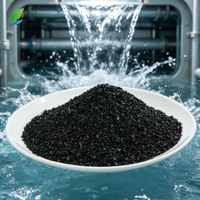 Charbon actif granulaire de coque de noix de coco de qualité alimentaire pour l'élimination du chlore et des odeurs dans les stations d'épuration de l'eau potable