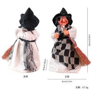 Decorazioni di Halloween Prop casa stregata Mini LED <span class=keywords><strong>strega</strong></span> appesa fantasma - Product Image 5