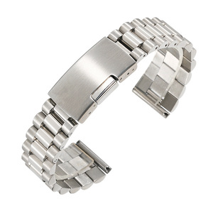 Cinturino per orologio in acciaio inossidabile con fibbia a farfalla resistente - Product Image 3