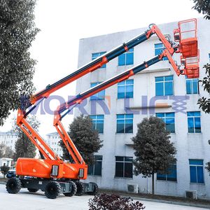 Plateforme de travail <span class=keywords><strong>mobile</strong></span> élévatrice hydraulique électrique à flèche articulée autopropulsée, hauteur maximale de 48,6 m, vente chaude en provenance d'usine chinoise - Product Image 2
