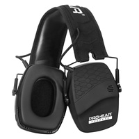 Protège-oreilles de sécurité sans fil, réduction du bruit de 27 dB, rechargeables, protection auditive, ABS, intrinsèquement sûrs pour le tir et la tonte