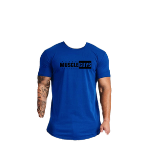 T-shirt de sport décontracté à manches courtes imprimé pour homme – Idéal pour la musculation, la course et l'entraînement estival – Coupe classique - Product Image 2