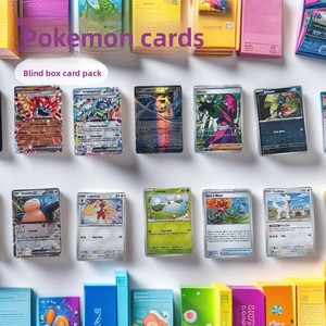 Cartes à collectionner Pokémon Écarlate et Violet, lot de cartes Pikachu, pack de boosters en anglais, pour les 4-6 ans, boîte colorée, emballage blister. - Product Image 2