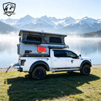 KYKY Huntoo Camper A02, camping-car coulissant pour camion, modèle pop-up, installation rapide personnalisée, camping-car en aluminium pour Ranger Ram