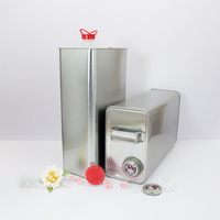 Bidon métallique vide de 1 gallon (4L, 5L) pour huile moteur, type F, pour l'entretien automobile