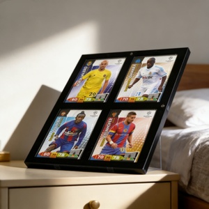 Precio de Fabricante, Marco de Exhibición de Tarjetas de Béisbol Acrílicas de Alta Calidad, Personalizado, Moderno, Independiente, con Logotipo en Color Personalizado - Product Image 1