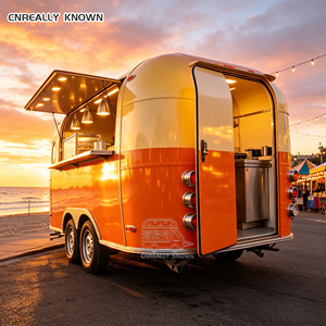 Commercial Grade Restaurant Fully Equipped Mobile Kitchen CE Certified Pasta Italian Pizza Trailer - Product Image 5