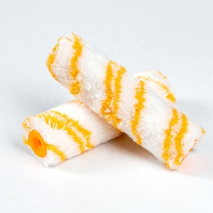 Sarı çizgi dökümsüz <span class=keywords><strong>Mini</strong></span> rulo ile 4 inç emaye rulo 4 inç Polyester boya rulo kapak - Product Image 4