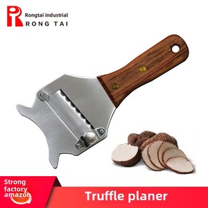 Couteau à râpe à fromage en acier inoxydable avec manche en bois de poire Outil de cuisine ménager pour les copeaux de <span class=keywords><strong>truffe</strong></span> Vente en gros - Product Image 5